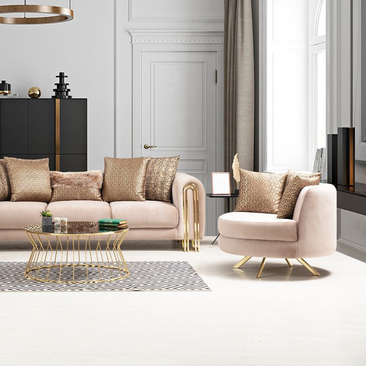 SET SOFA CHANEL - Interio Lux