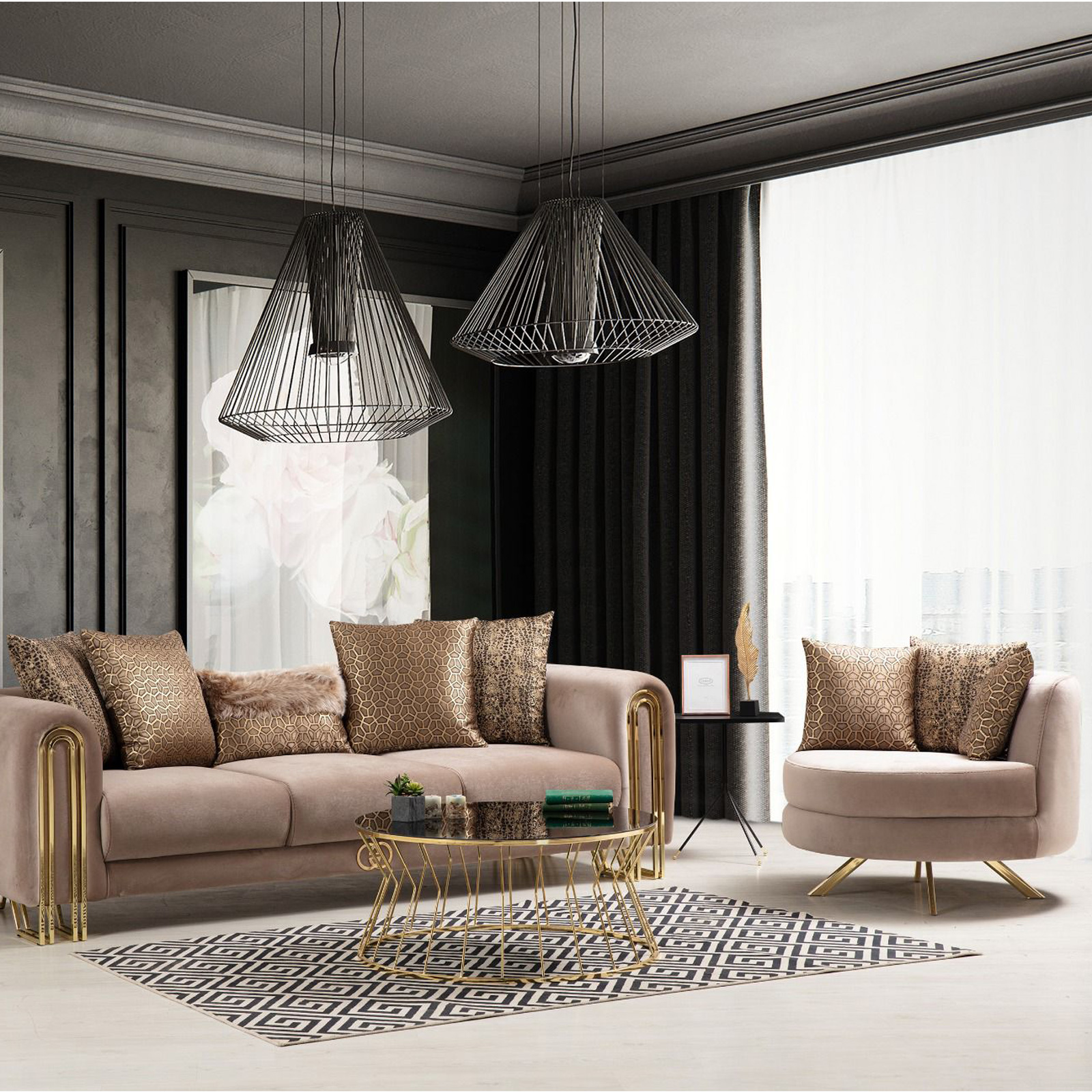 SET SOFA CHANEL - Interio Lux